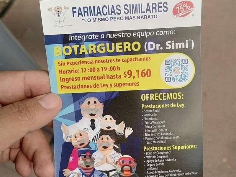 Vacante de botarga del Dr Simi se vuelve viral por sueldo gana más