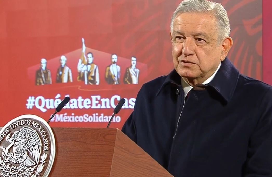 Andrés Manuel López Obrador durante su conferencia de prensa. Andrés Manuel López Obrador durante su conferencia de prensa.
