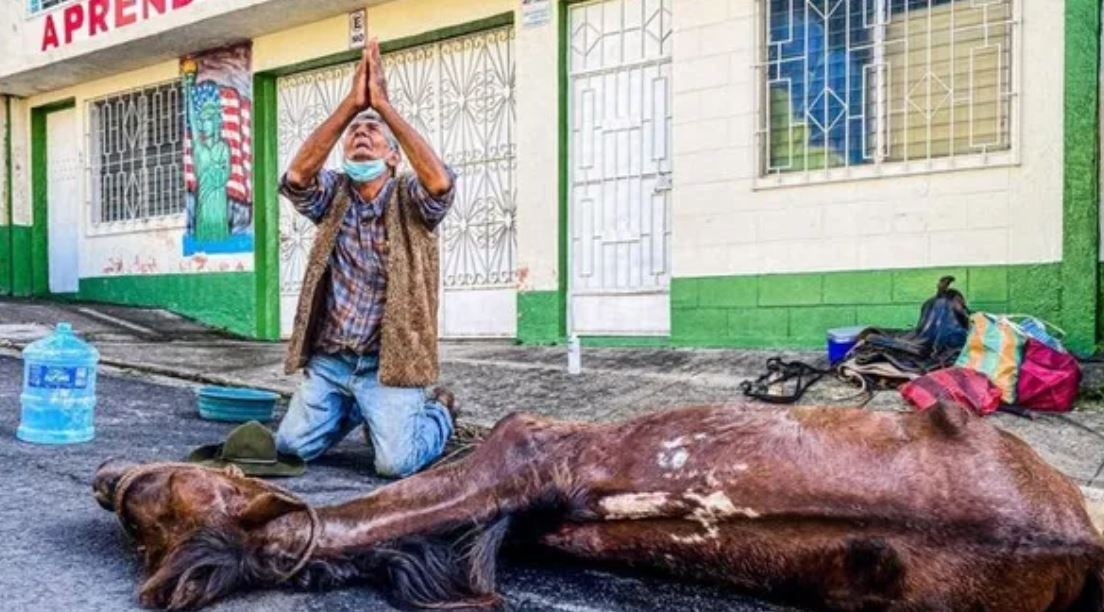 Don Carmelo llora por la muerte de Trencito