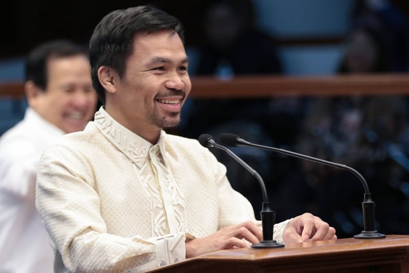 Puso a Pacquiao como ejemplo Puso a Pacquiao como ejemplo