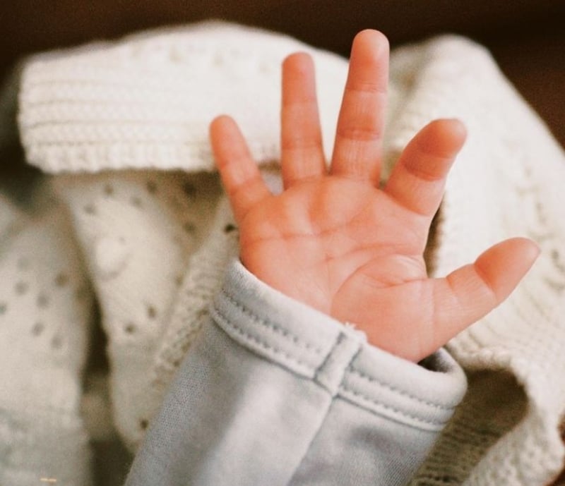 La primera fotografía de Mar, el hijo de Yuya La primera fotografía de Mar, el hijo de Yuya