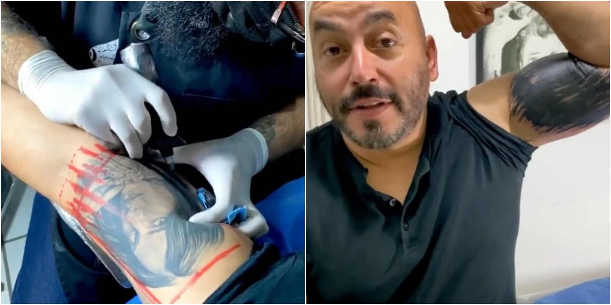 Lupillo Rivera desata los memes tras quitarse el tatuaje de Belinda