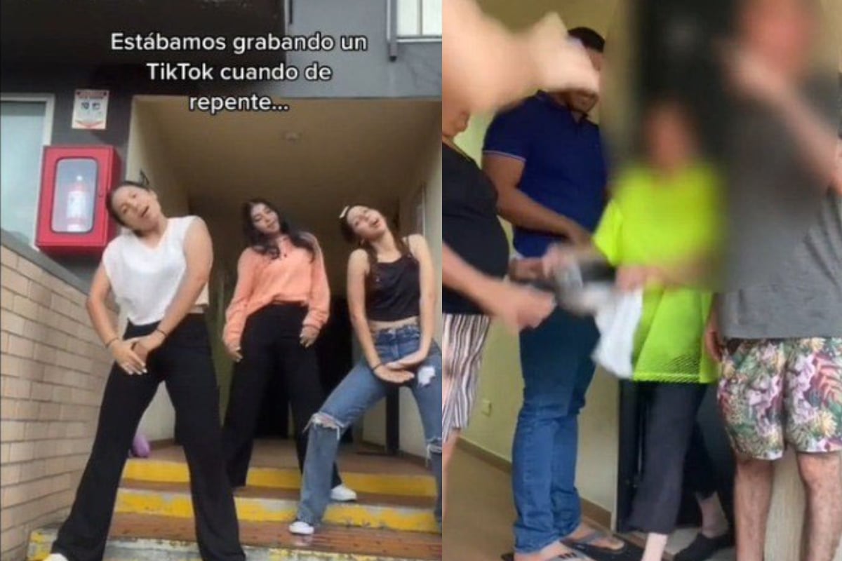 Video Mujer Moja A Jóvenes Que Grababan Baile Para Tiktok Hablemos Con Amor Y Paz Quinto 8501