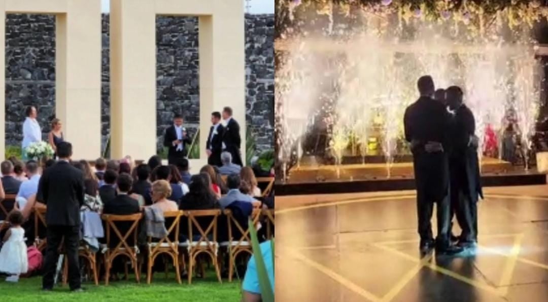 Boda poliamorosa: Tres hombres unen sus vidas en Aguascalientes