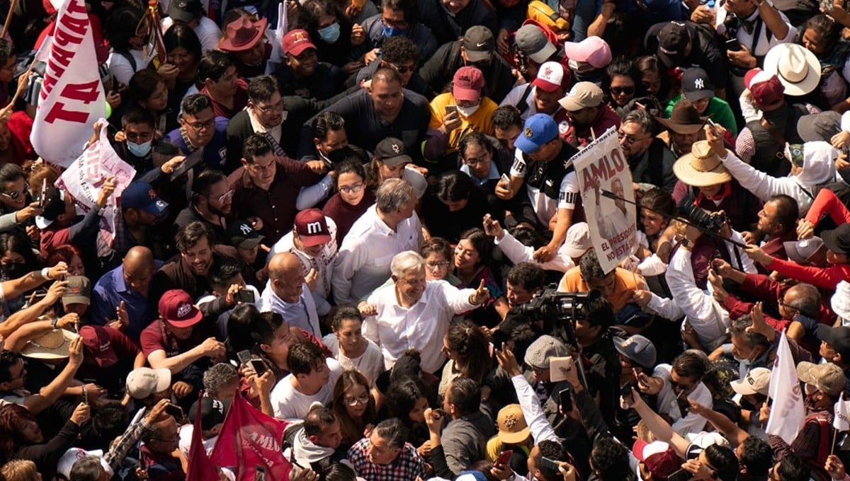 ¿Cuánta gente hubo en la marcha de AMLO en el Zócalo? | Quinto Poder