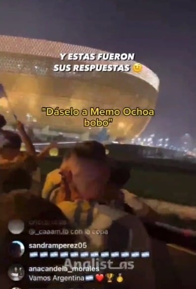 Qatar 2022: Mexicano regala sombrero a argentinos, lo desprecian e insultan