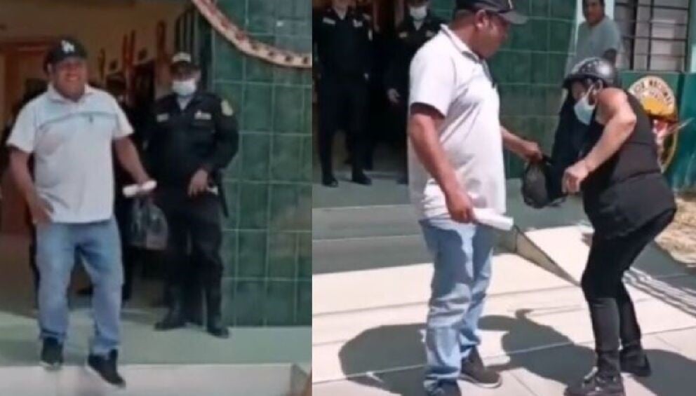 Video Joven Sale De Prisión Y Su Mamá Lo Recibe A Cinturonazos