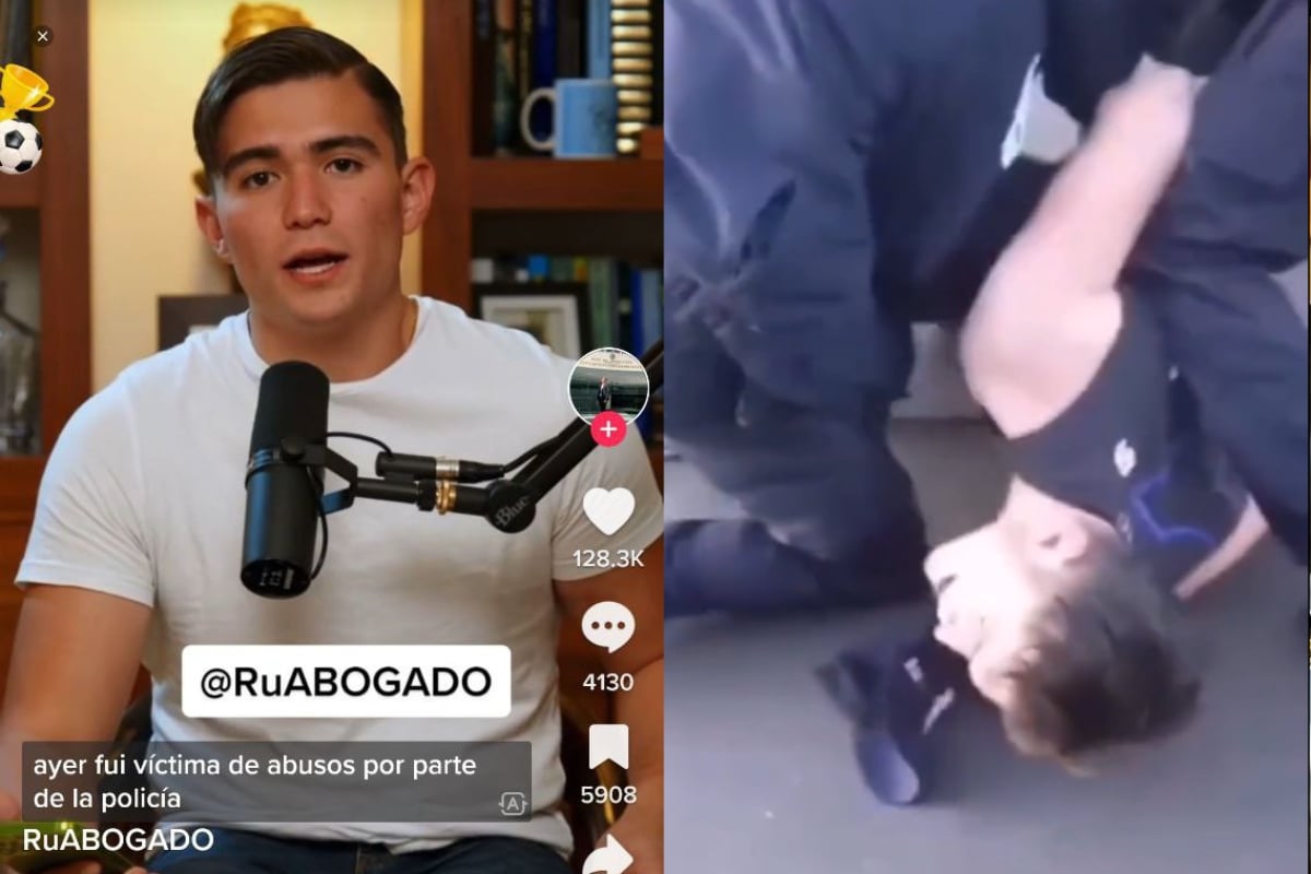 Policías de Naucalpan someten a Ruabogado, tiktoker que expone actos de corrupción