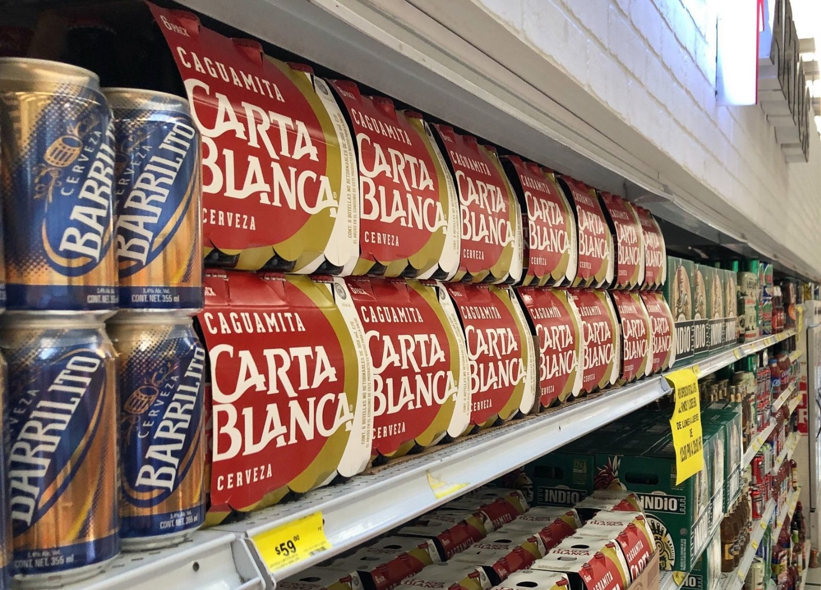 Reportan aumento de hasta 20 en precios de la cerveza este junio de