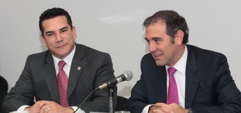 Alito Moreno y Lorenzo Córdova