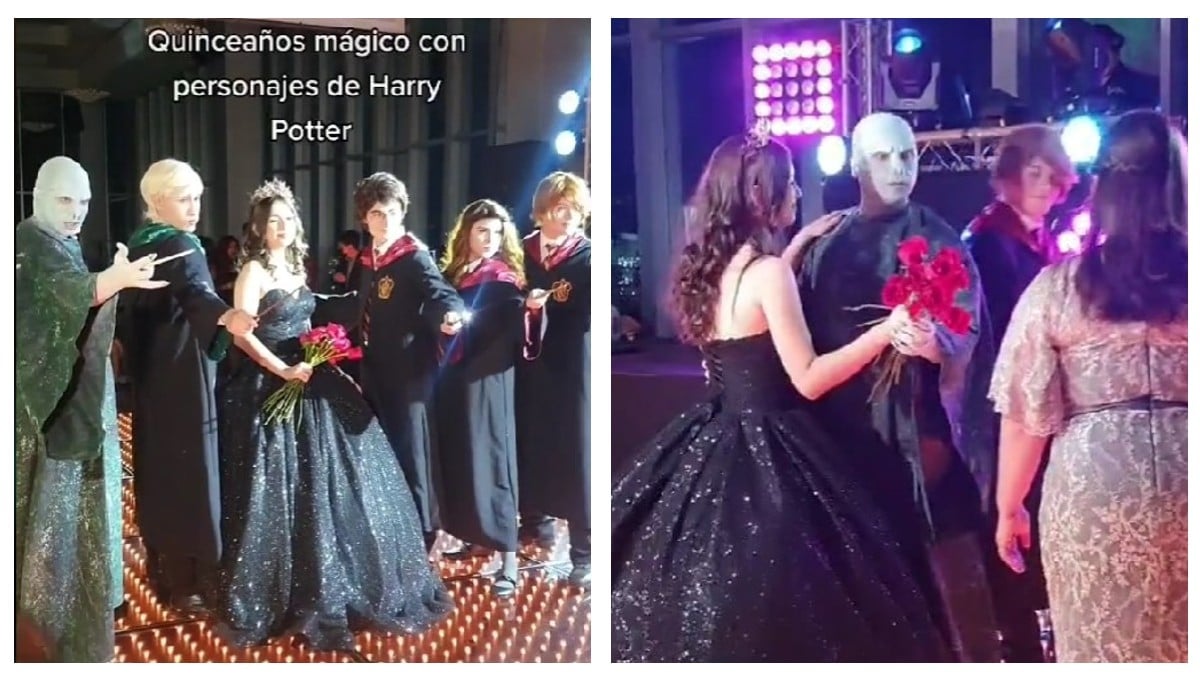 VIDEO: Celebra sus XV años con fiesta de Harry Potter y hasta Voldemort es  chambelán - El Diario NY