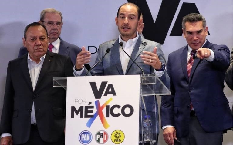 Alianza Va por México anuncia coalición para elecciones en Edomex y Coahuila