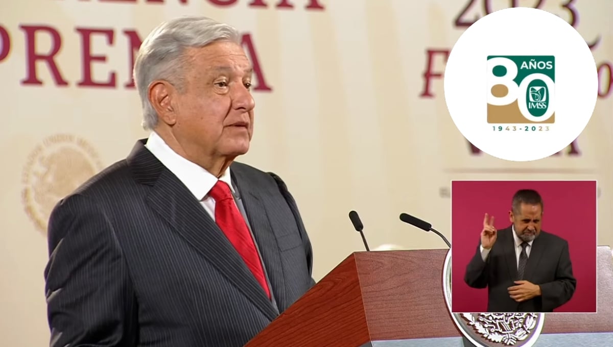 'Que lo resista todo, pase lo que pase', desea AMLO al IMSS en su 80 aniversario