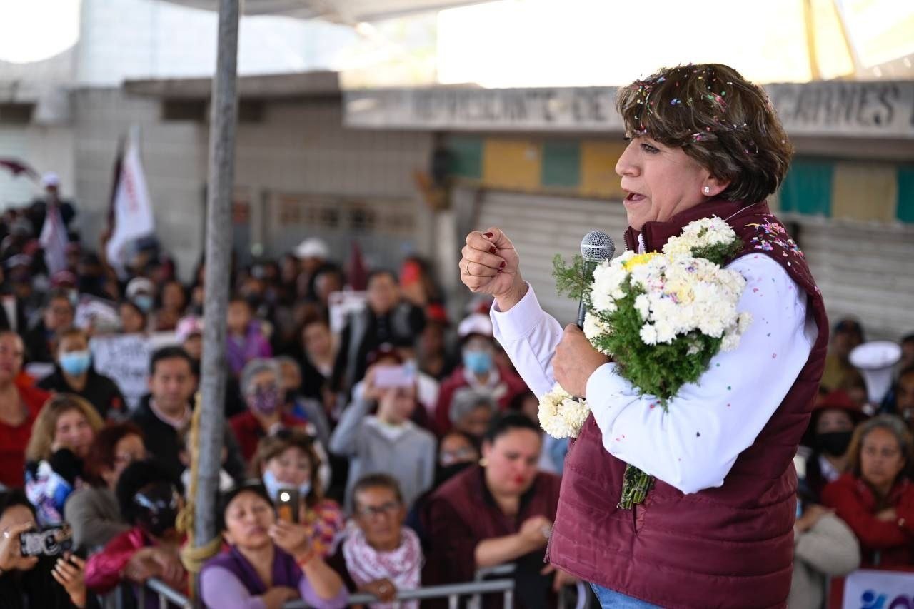 Elecciones 2023: Delfina Gómez pide unidad para terminar con ‘cien años de corrupción’ en Edomex