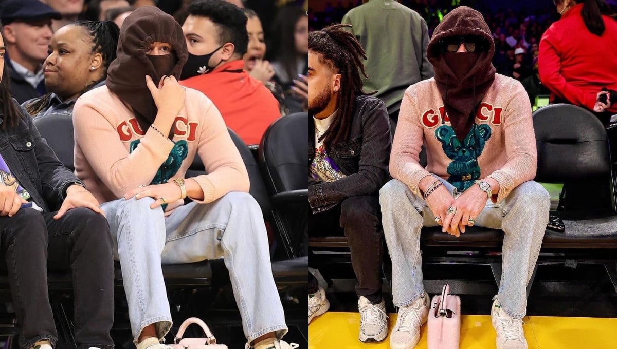 Se burlan de Bad Bunny por irse 'de incógnito' a partido de la NBA