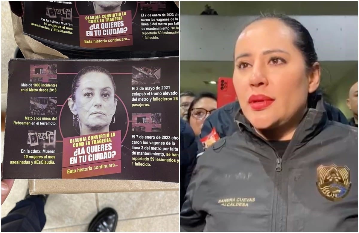 Campaña sucia contra Sheinbaum: Encuentran propaganda en su contra en la alcaldía Cuauhtémoc