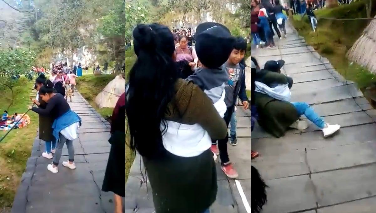 Video: Colapsa puente lleno de turistas en San Cristóbal, Chiapas | Quinto  Poder