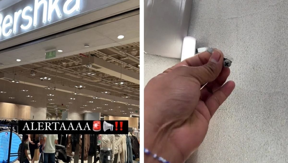 Me estaba viendo por la cortina' Chica descubre cámara oculta en vestidores  de tienda de ropa Bershka