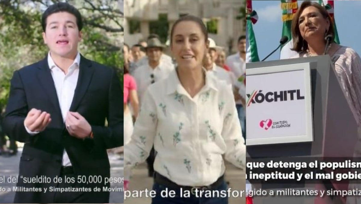 ¡Comenzaron los ataques! Estos son los spots con los que Morena, PAN y MC iniciaron las precampañas
