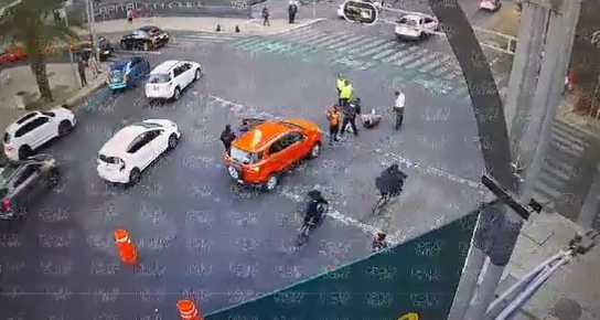VIDEO: Atropellan a hombre en situación de calle en Paseo de la Reforma en la CDMX