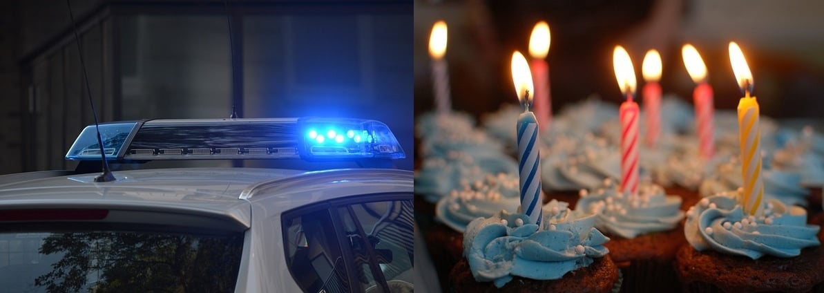 Policías detienen a joven en su cumpleaños y le invitan el desayuno |  Quinto Poder