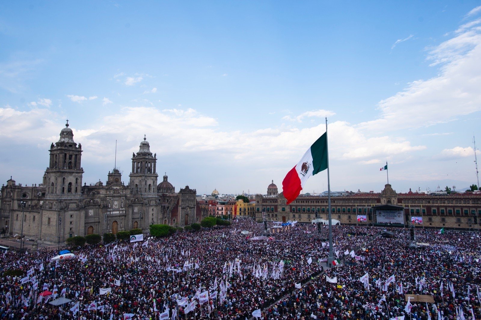 18 de Marzo: Así se vivió el mitin de AMLO en el Zócalo