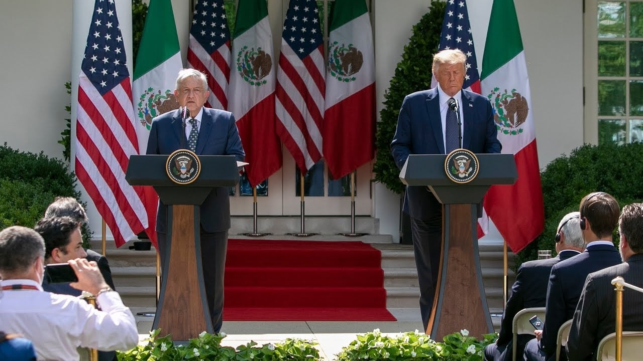 AMLO defiende a Trump: No quieren que aparezca en la boleta