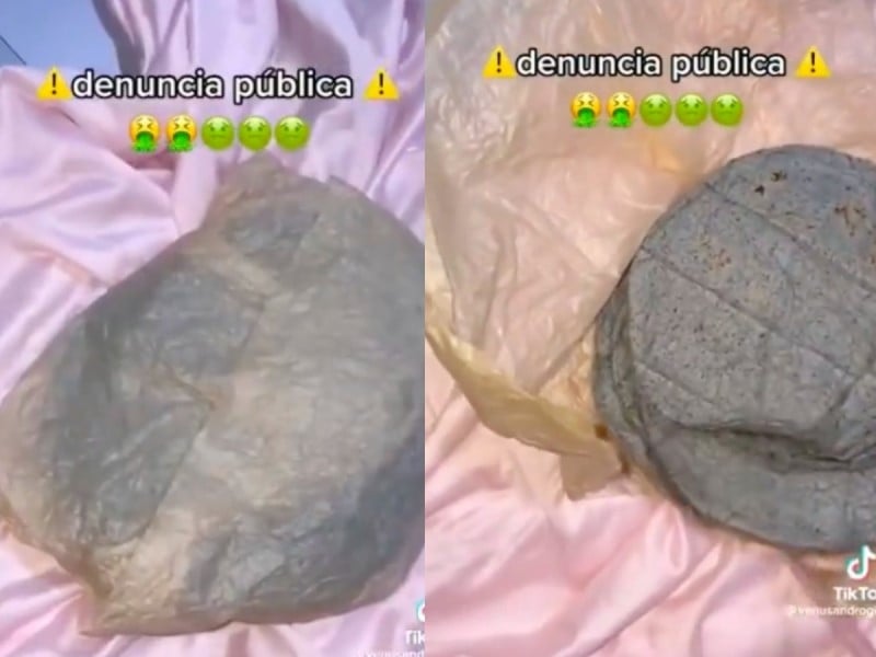 Joven compra tortillas azules y dice que están podridas; lo tunden en redes