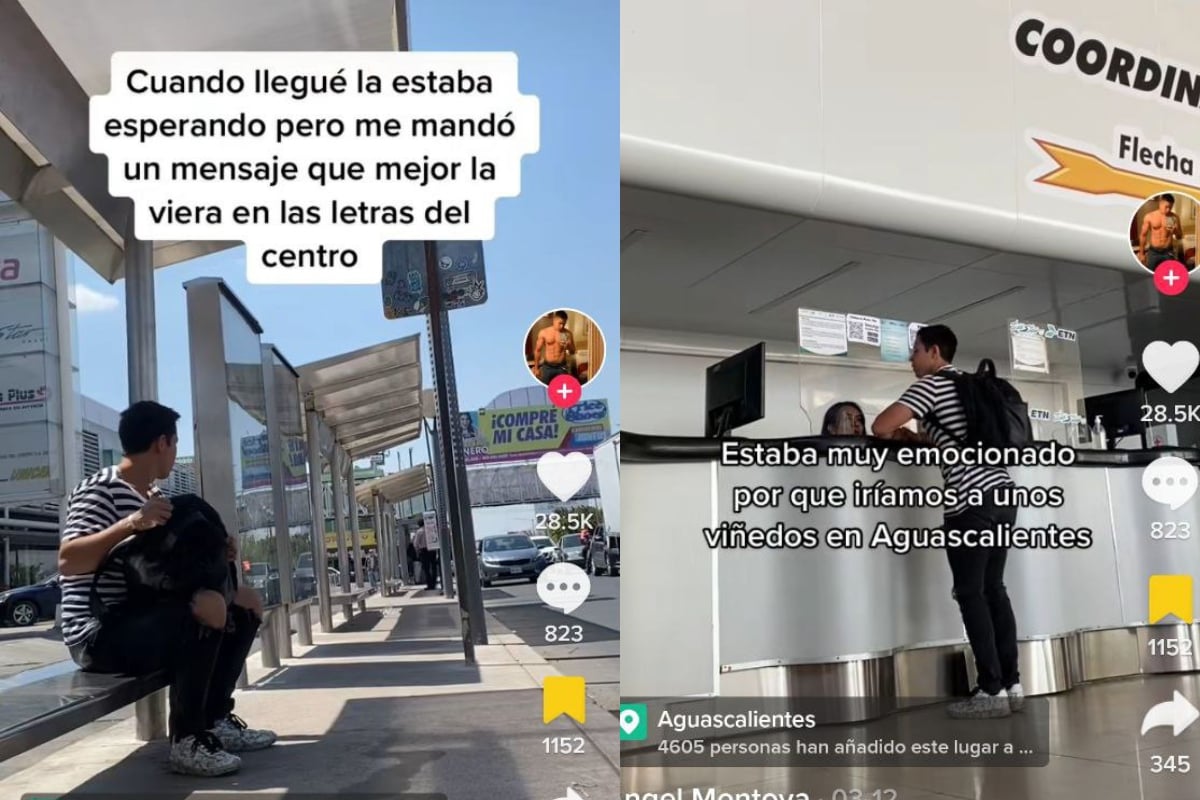 Joven viaja a Aguascalientes para conocer a chica de internet y lo dejan plantado
