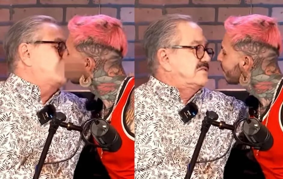 Pedro Sola besa a integrante de 'Venga la Alegría' y se hace viral