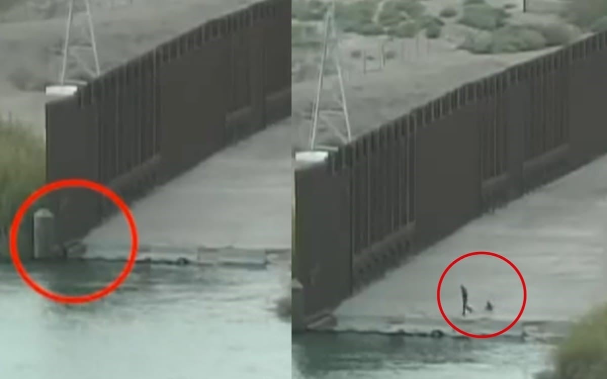 Coyote abandona a bebé en la frontera de México-EU