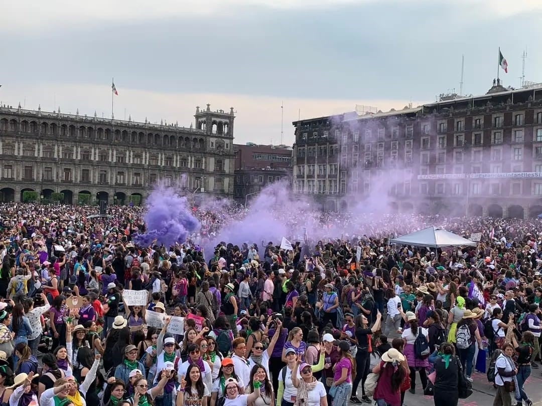 Marcha del 8M: Así se vivió el Día Internacional de la Mujer en la CDMX