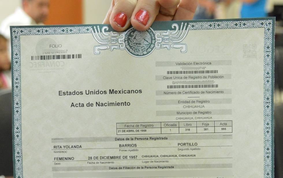 ¿Cómo sacar el Acta de Nacimiento en CDMX si naciste en otro estado?