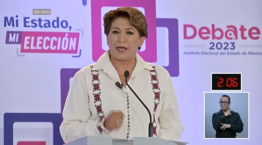 Segundo debate Edomex: Te estás quedando sola; Delfina Gómez a Alejandra del Moral