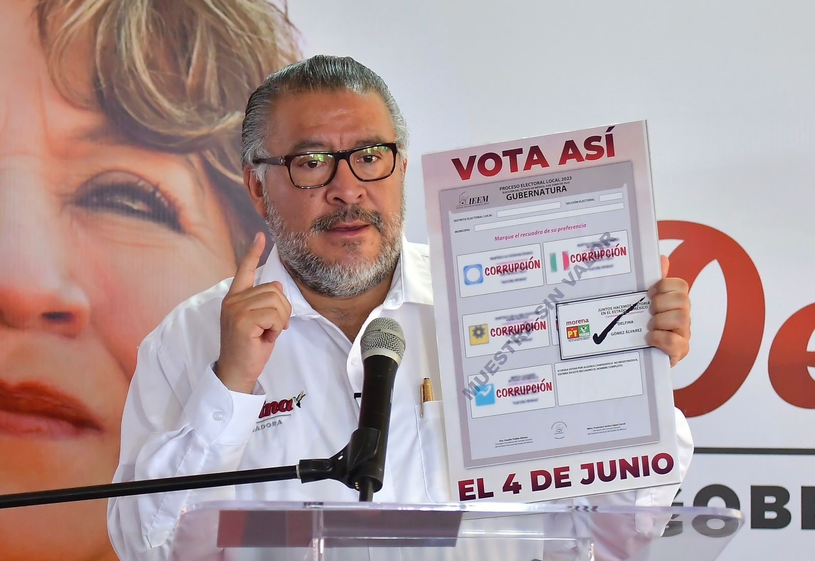 Delfina Gómez mantiene ventaja y va a arrasar: Horacio Duarte