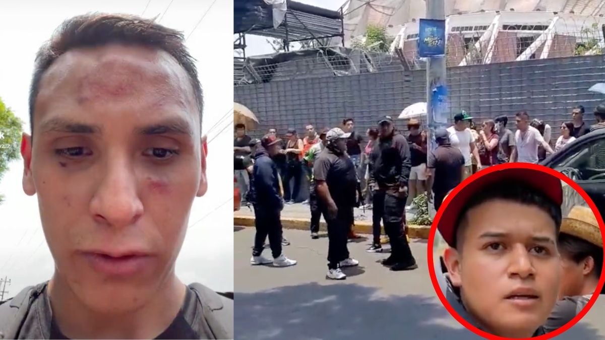 Revendedores golpean a joven por reclamarles en fila de boletos