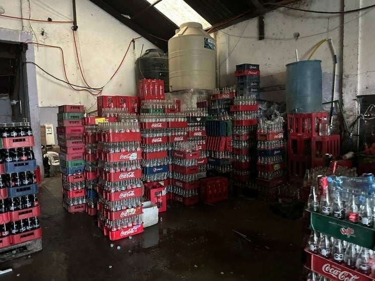 Desmantelan otra fábrica de refrescos pirata en México ¿dónde estaba?