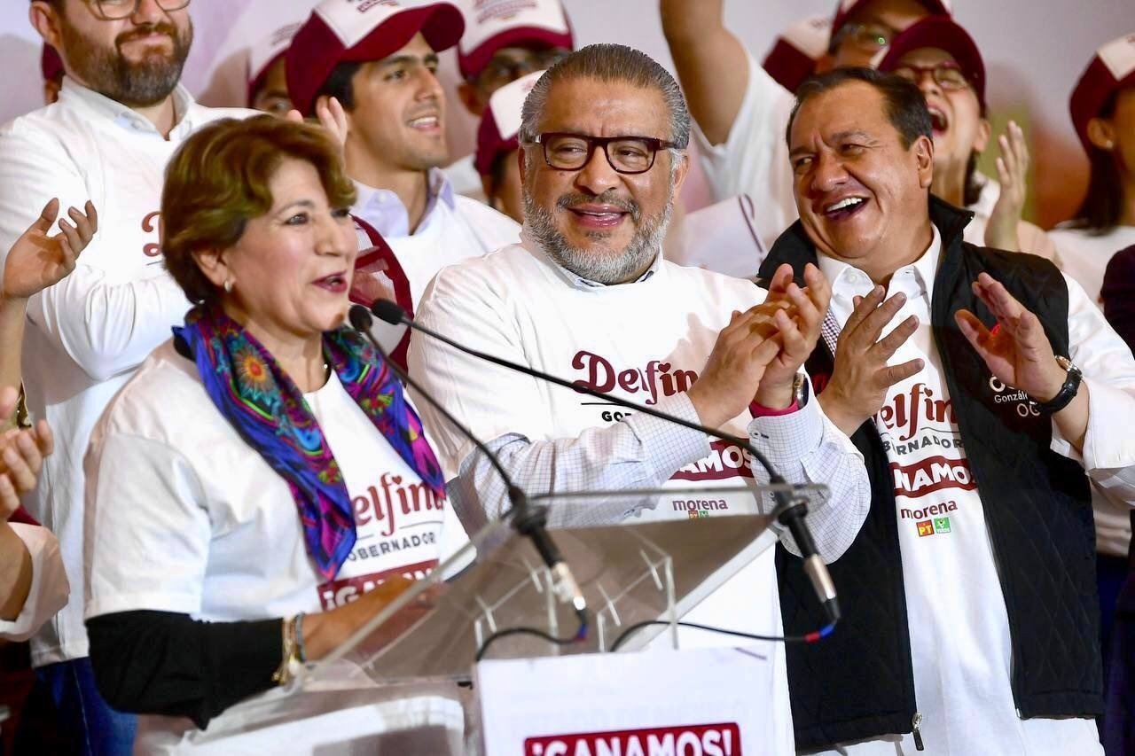 Conteo rápido perfila triunfo de Delfina Gómez en Edomex