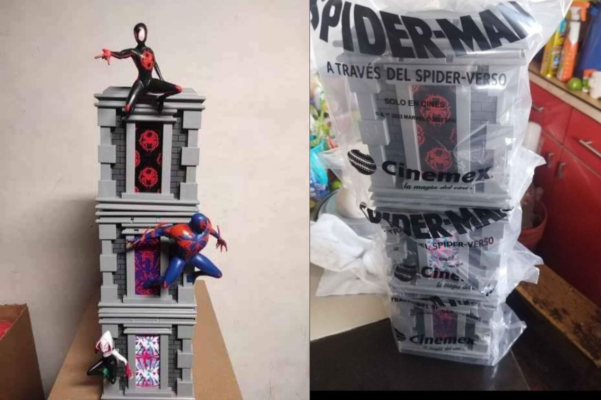 Revenden palomeras de Spider-Man: Across The Spider-Verse  en más de 2 mil pesos