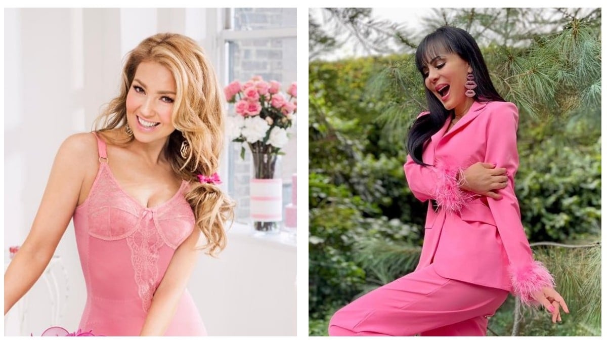 Famosas presumen sus looks inspirados en Barbie