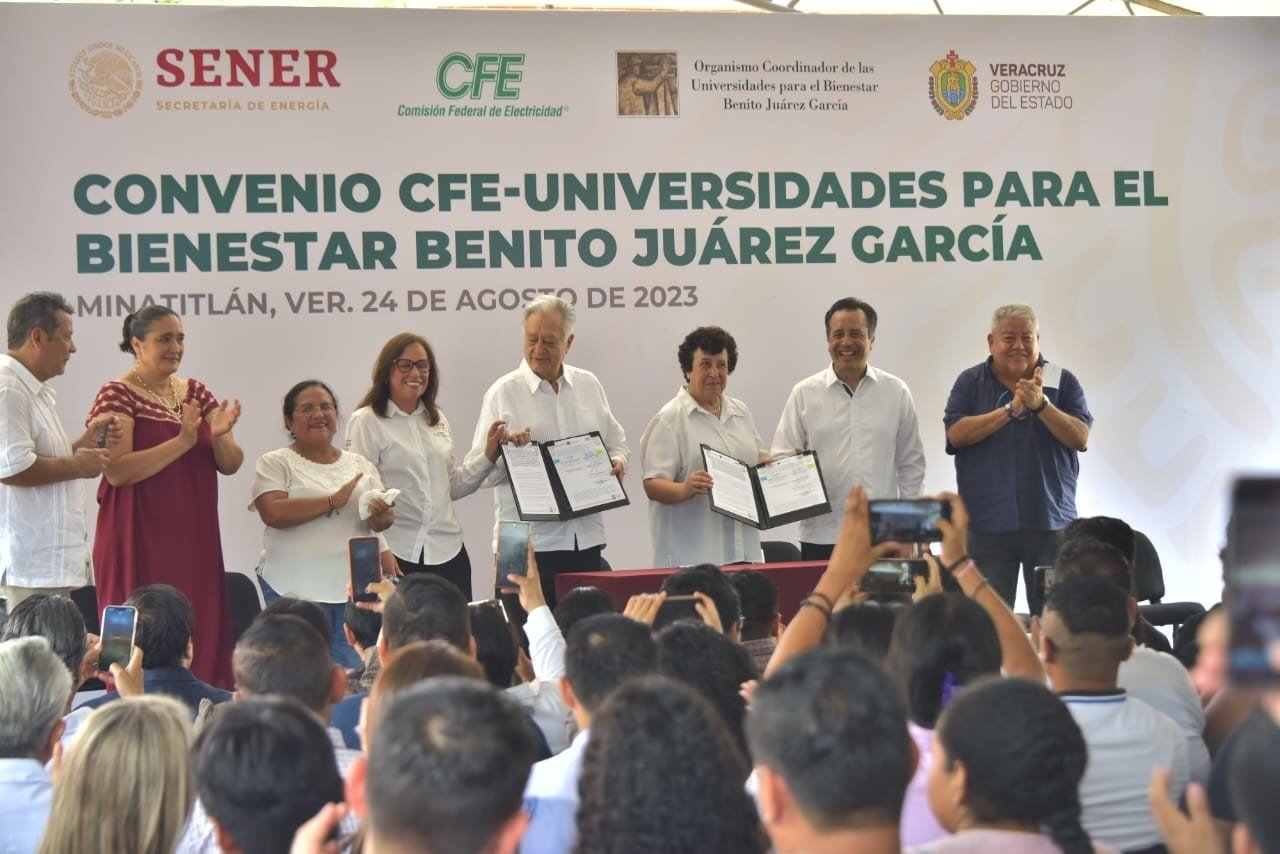 Estudiantes de Universidades para el Bienestar podrán trabajar en la CFE