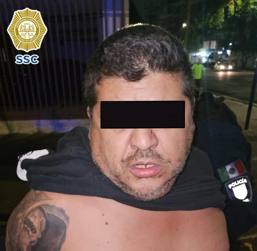 Detienen a hombre por golpear a una mujer en la colonia Vértiz Narvarte, Benito Juárez