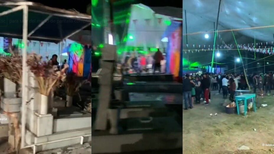 Fiesta en panteón de Puebla se vuelve viral: ¡No dejan descansar!