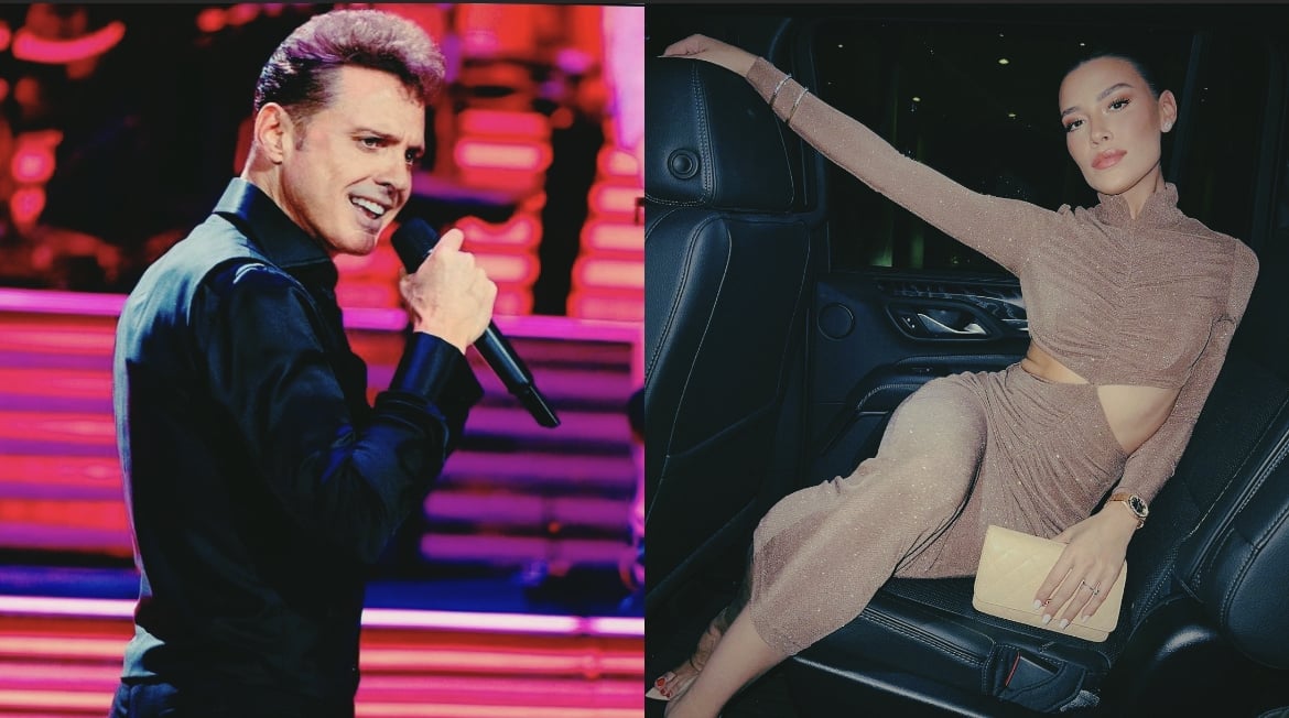 Michelle Salas se reúne con Luis Miguel durante un concierto del cantante en Las Vegas