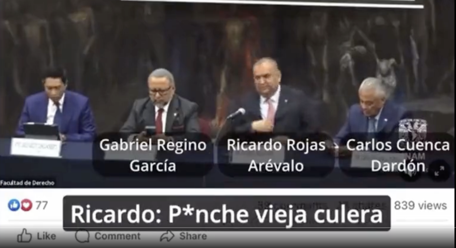 VIDEO: Secretario de la Facultad de Derecho UNAM es despedido por insultar a abogada en transmisión en vivo