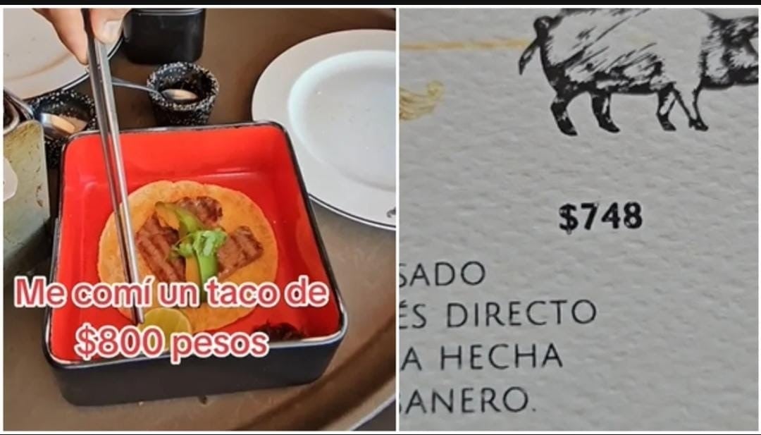 Restaurante de la CDMX desata polémica por vender taco en 800 pesos