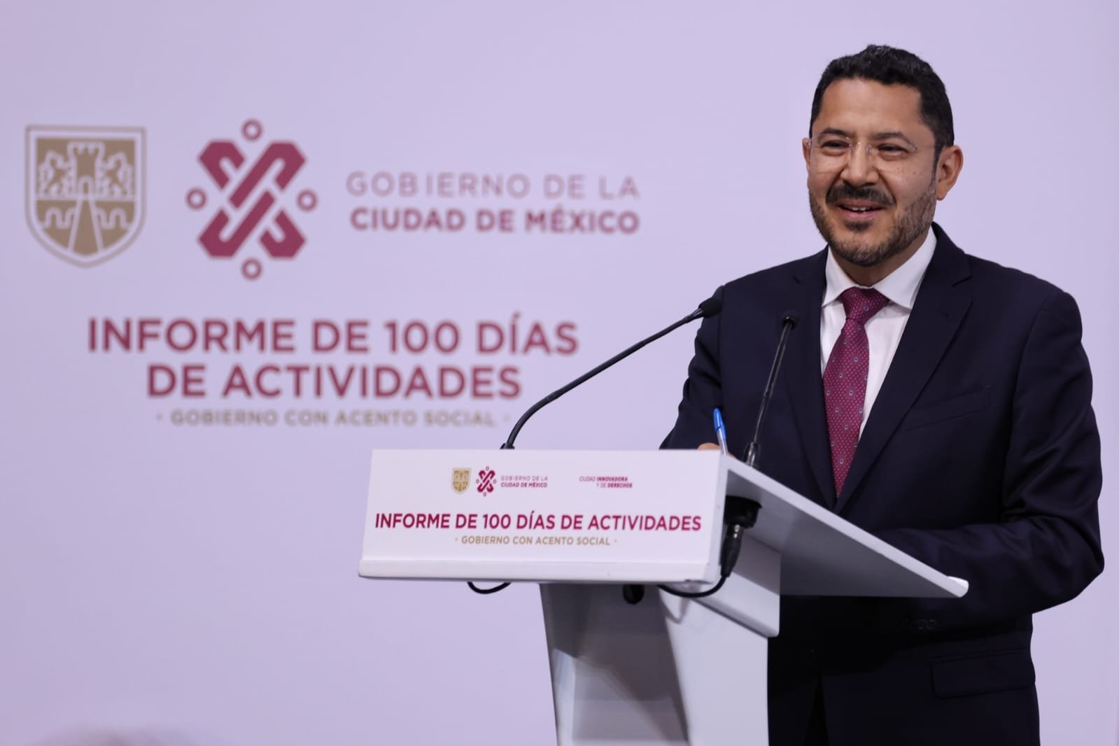 Martí Batres anunció funcionamiento de Línea 1 del Metro antes de su próximo informe