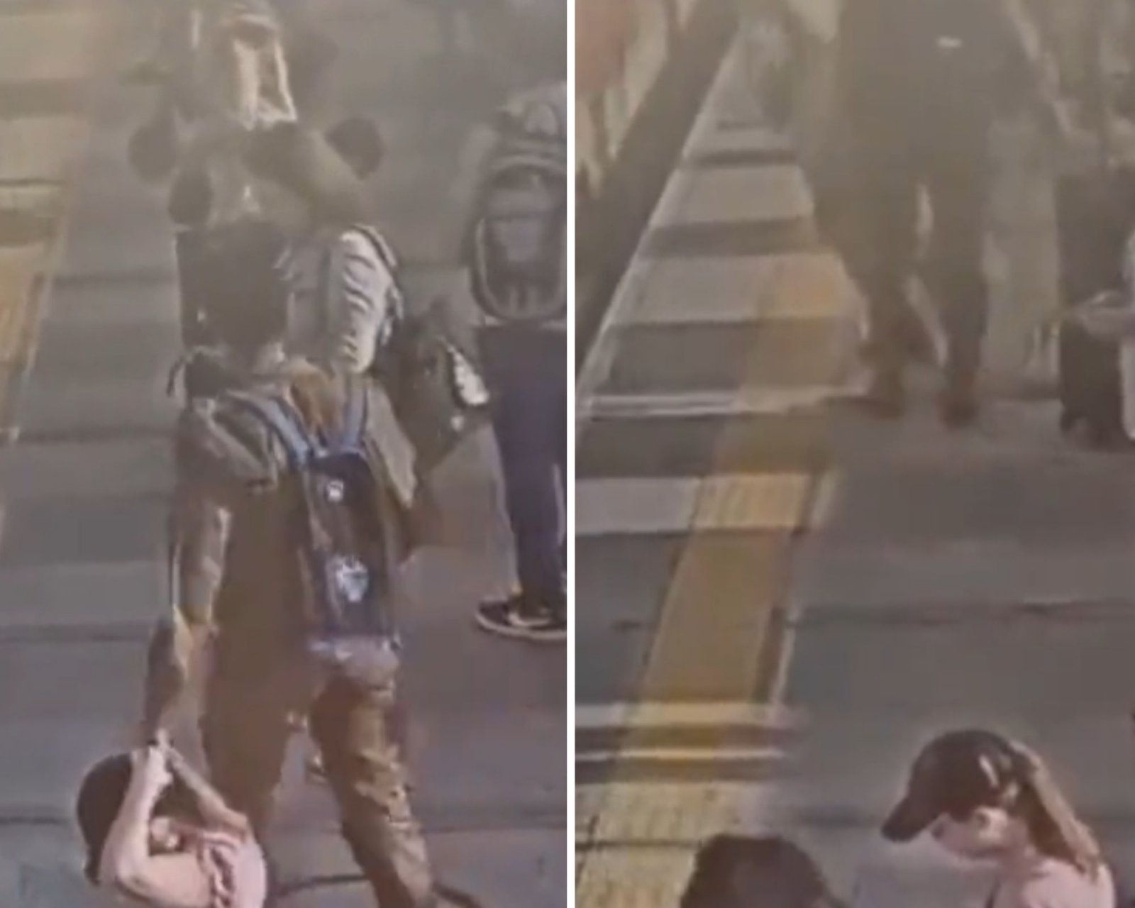 Captan momento en el que mujer se desmaya y cae a las vías del Metro