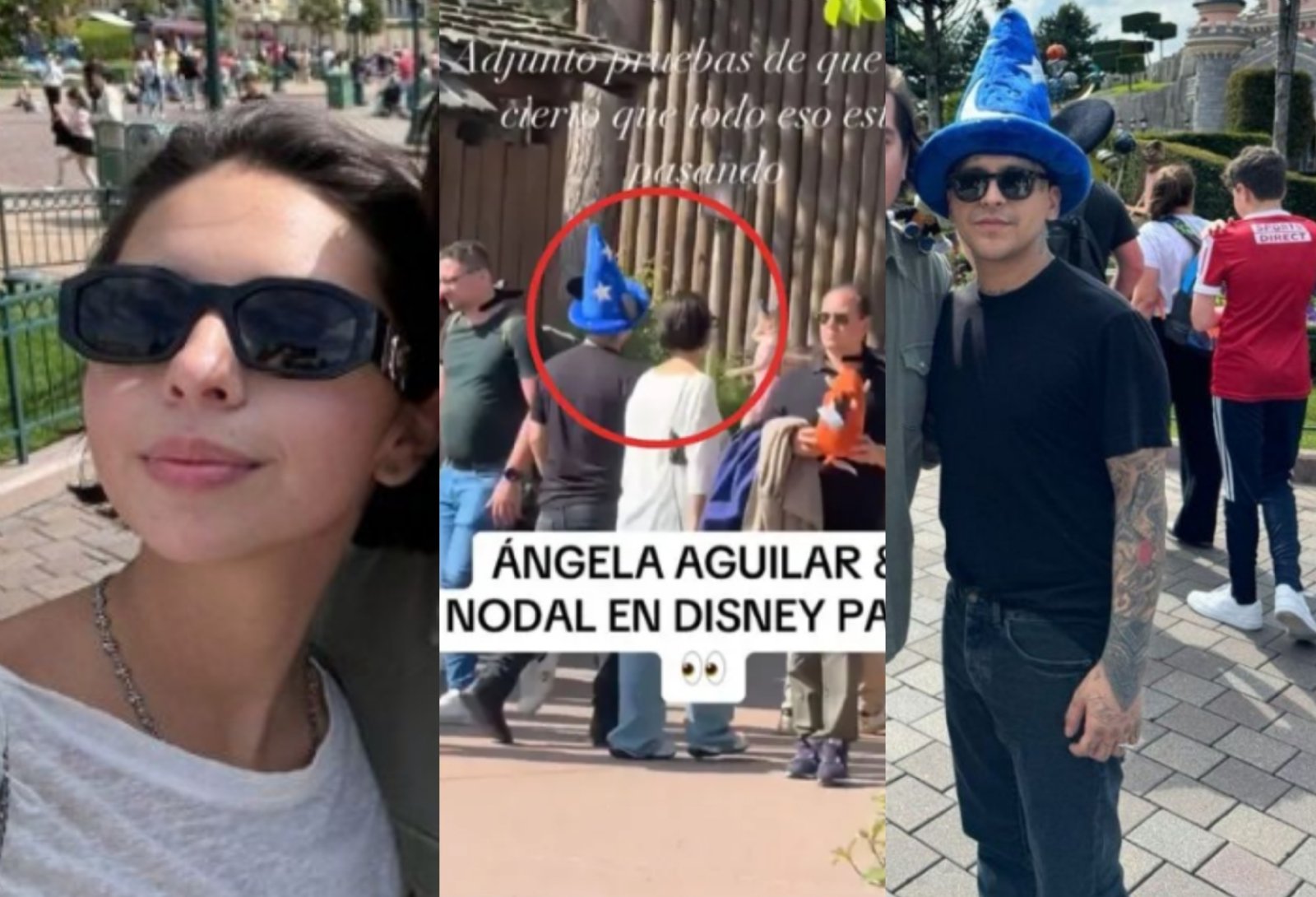 La hija de Pepe Aguilar y el cantante fueron vistos en Disneyland, París.